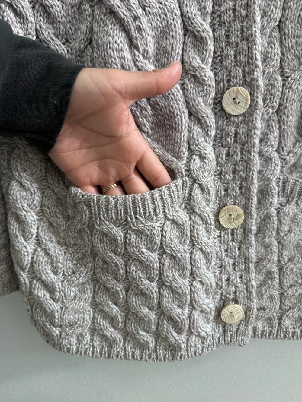 Blarney Woollen Mills Supersoft Merino Wool Made in Ireland Cardigan Size XL